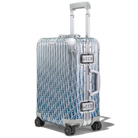 dior and rimowa cabin suitcase|dior rimowa carry on.